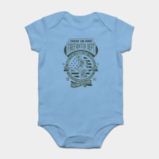 Firefighter Dept Baby Bodysuit